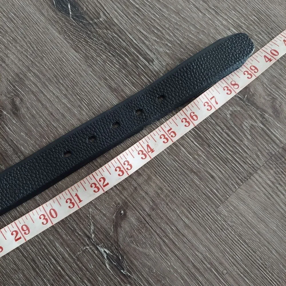 Wrangler Black Leather Belt for Men Size 34
